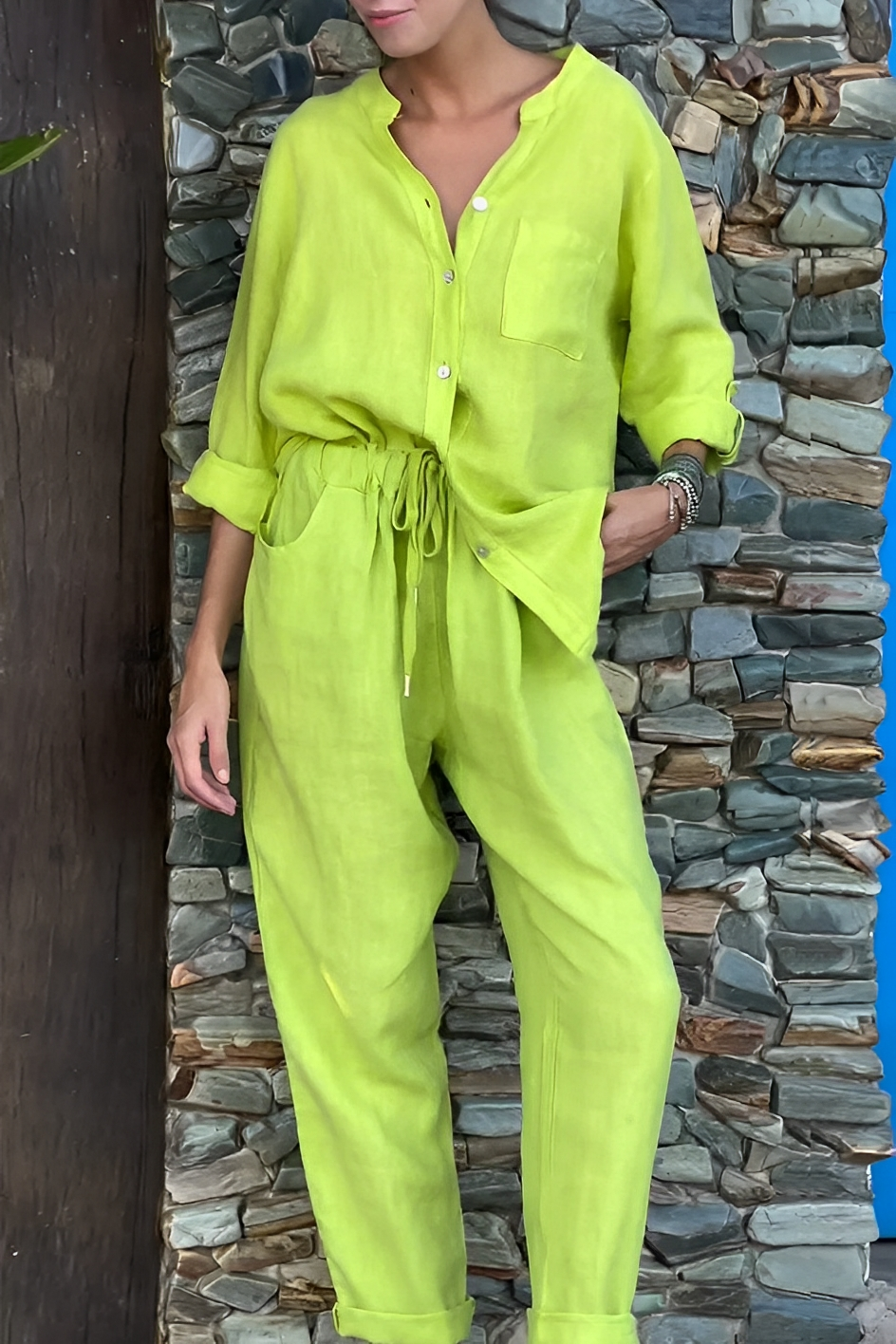 Krystelle - Luźny komplet w stylu casual
