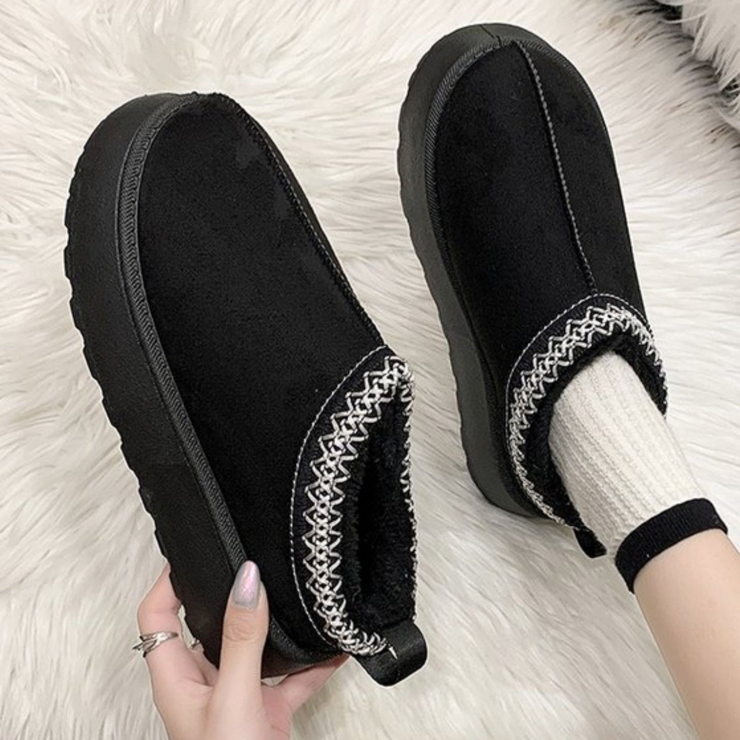 Audrey – Buty Śniegowe Modny Styl Muffin