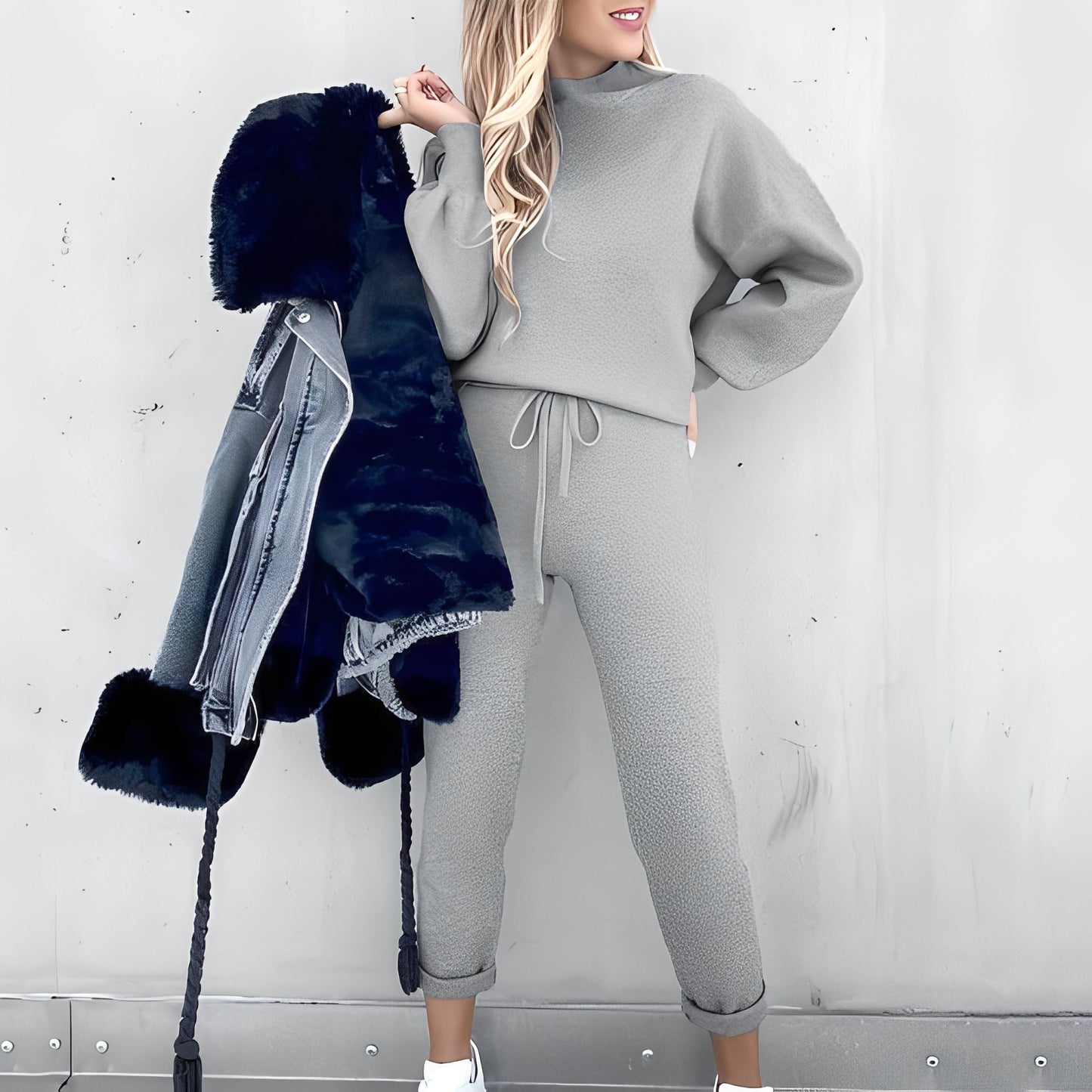 Quincey - Wygodny, luźny dres dla kobiet