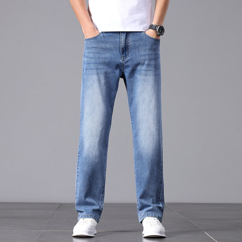Allan - Relaxed Straight Trousers for Men