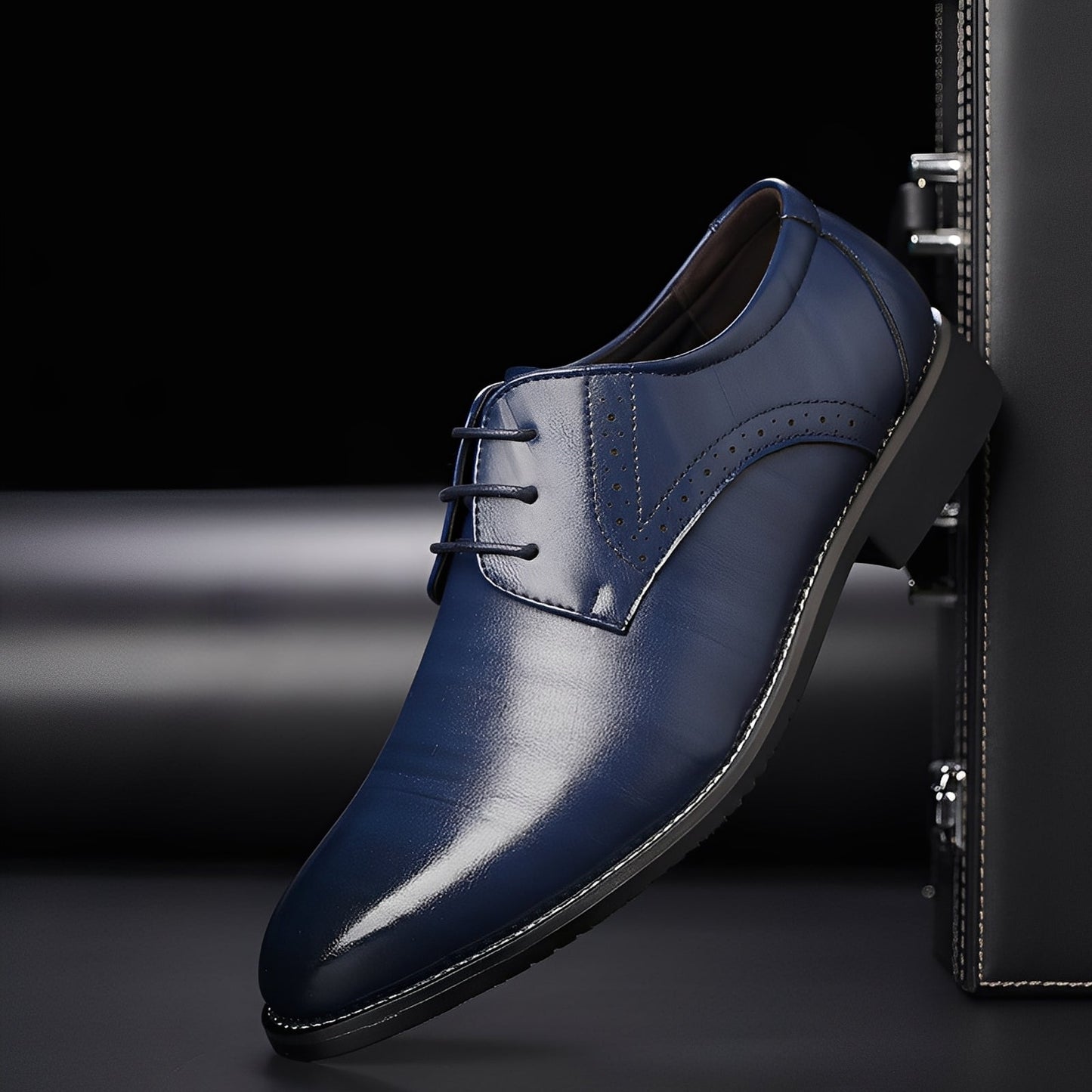 Beckham - Eleganckie Sznurowane Buty Brogu dla Mężczyzn