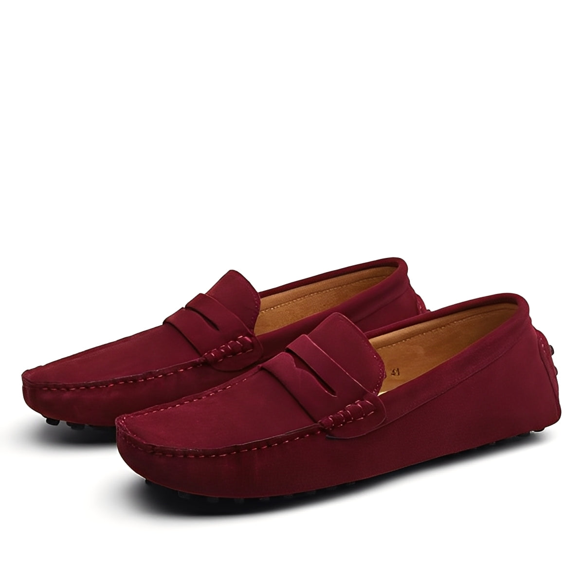 Joshua - Stylowe męskie mokasyny z zamszu