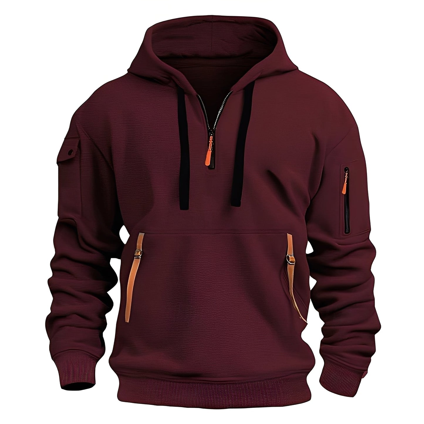 Norton - Modny męski hoodie z półzamkiem