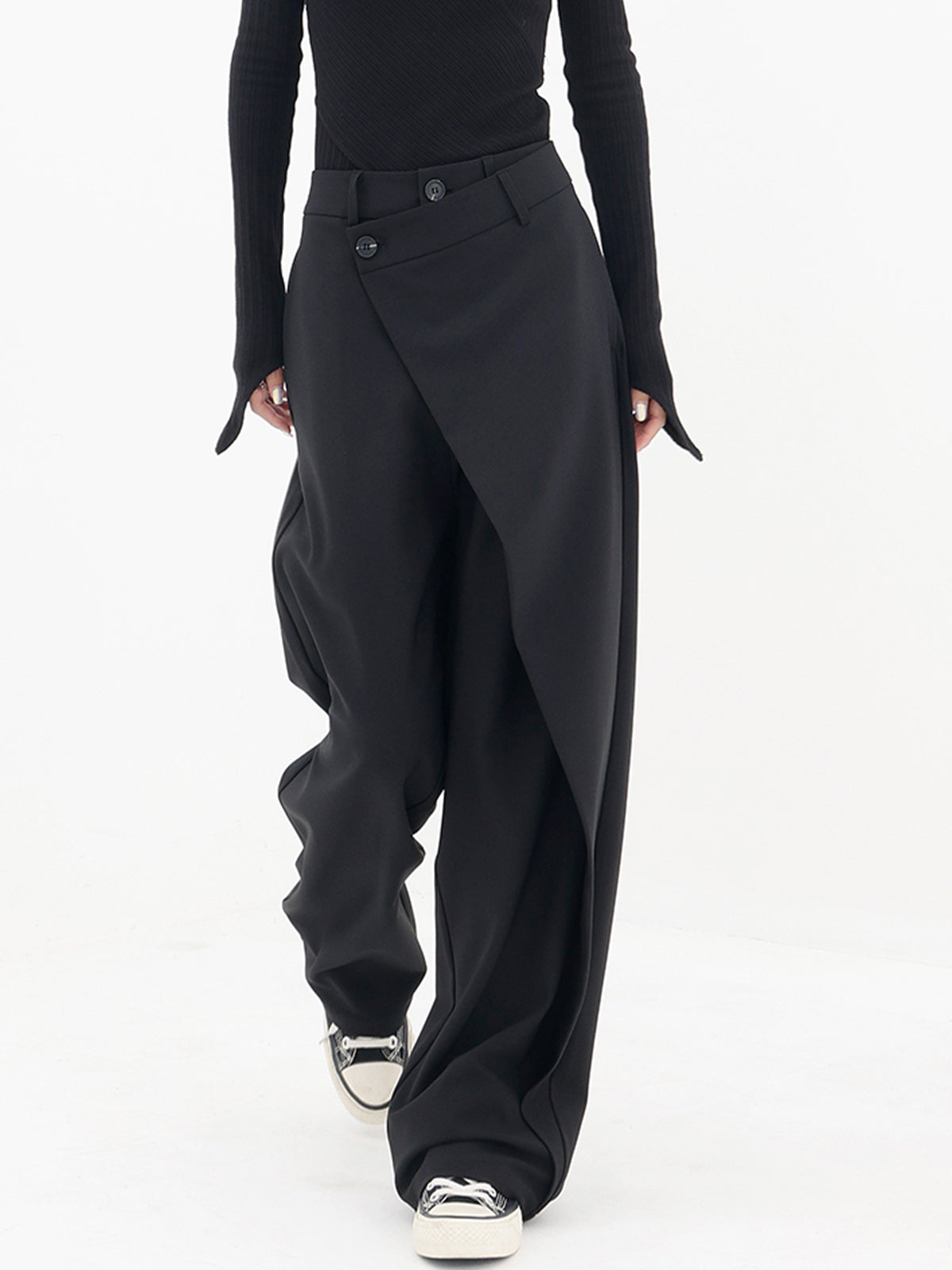 Thalia – Asymetryczne Baggy Spodnie