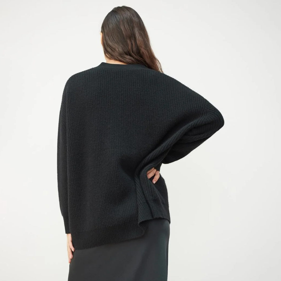 Leah – Oversize kardigan z kaszmiru dla kobiet
