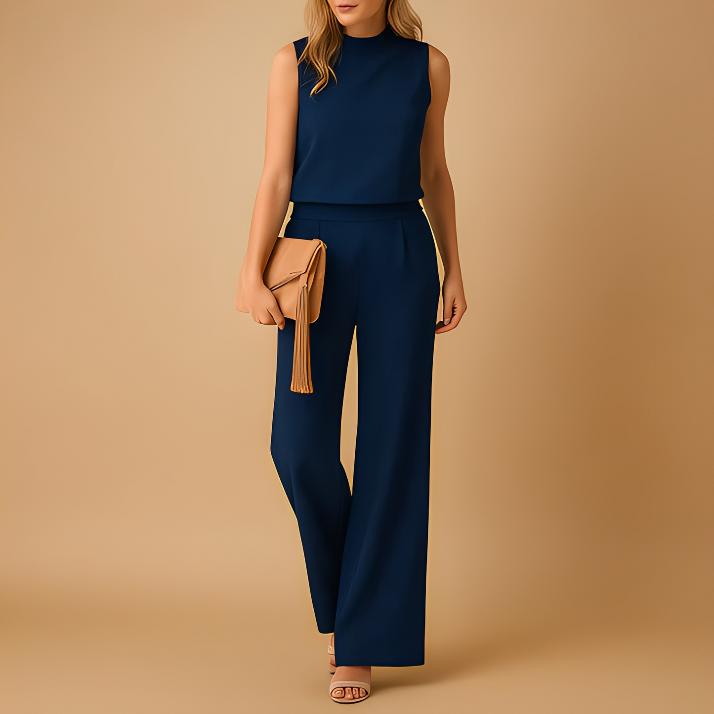 Abegaille - Stylish jumpsuit with wide legs for women