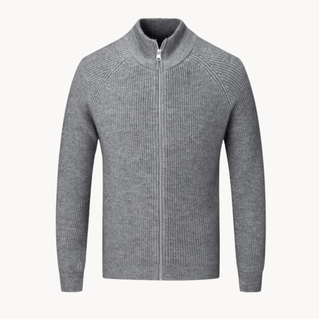 Sebastian – Sweter z pełnym zamkiem