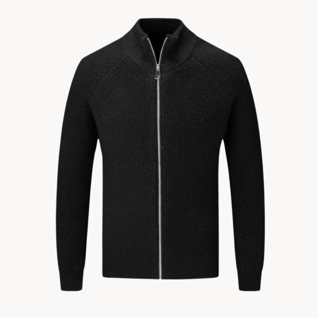Sebastian – Sweter z pełnym zamkiem