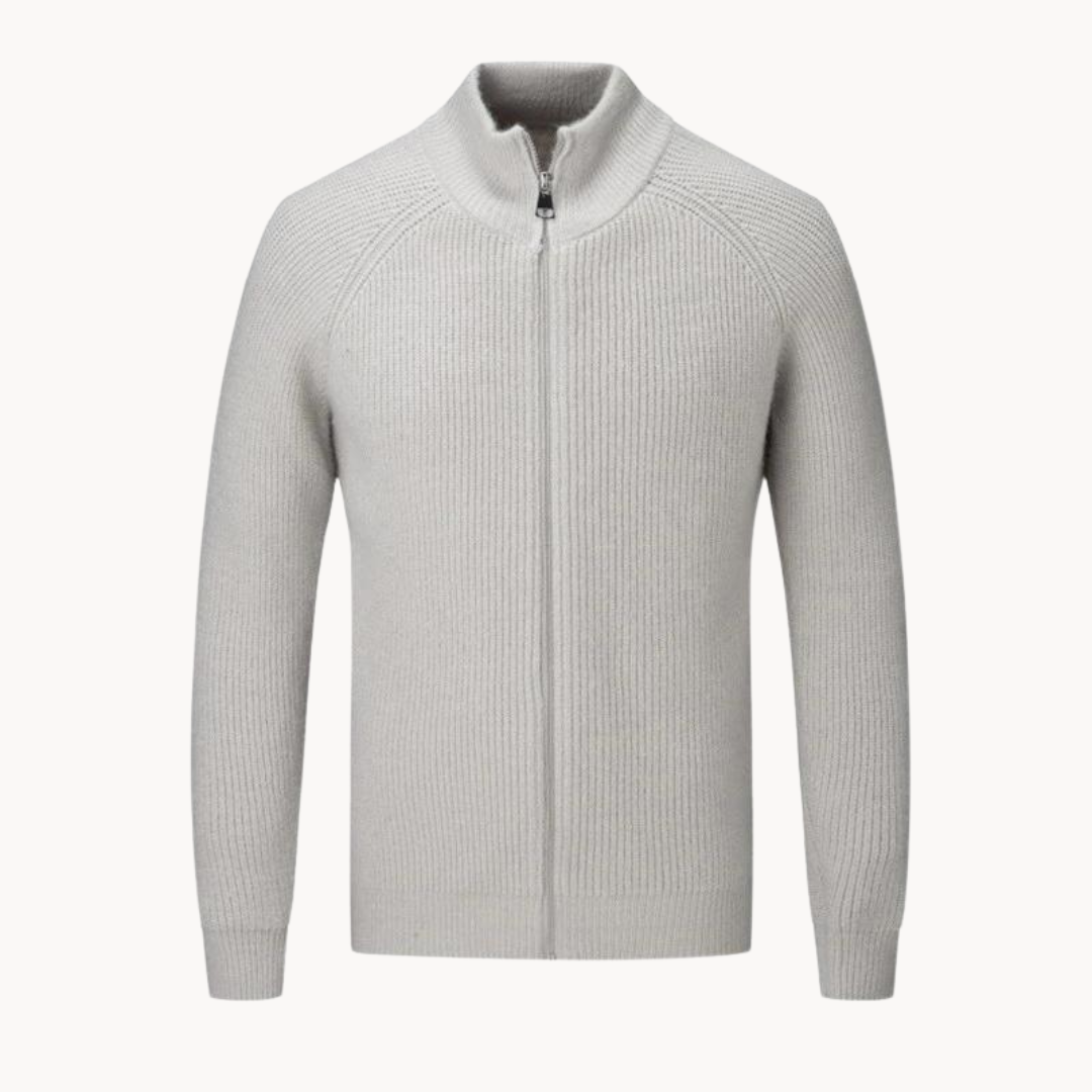 Sebastian – Sweter z pełnym zamkiem