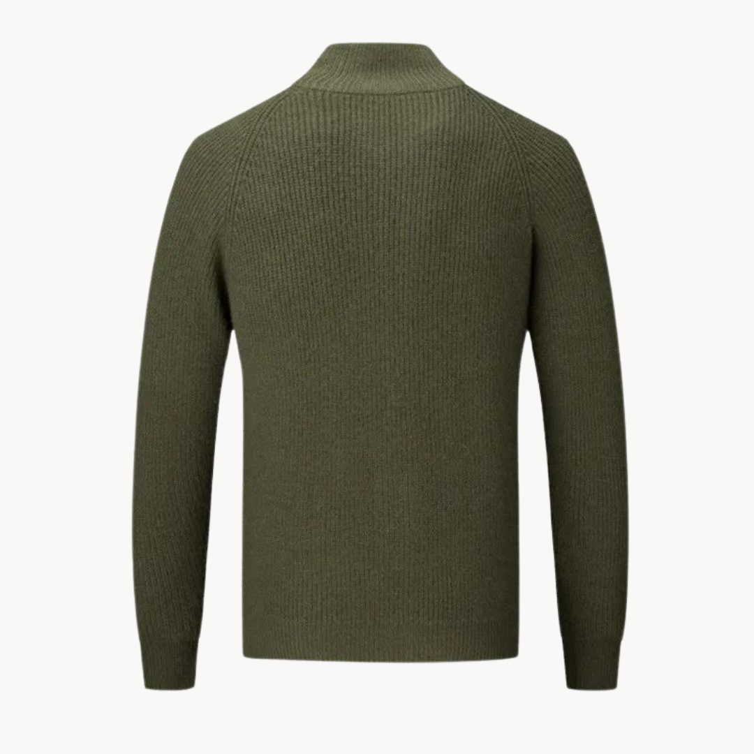 Sebastian – Sweter z pełnym zamkiem