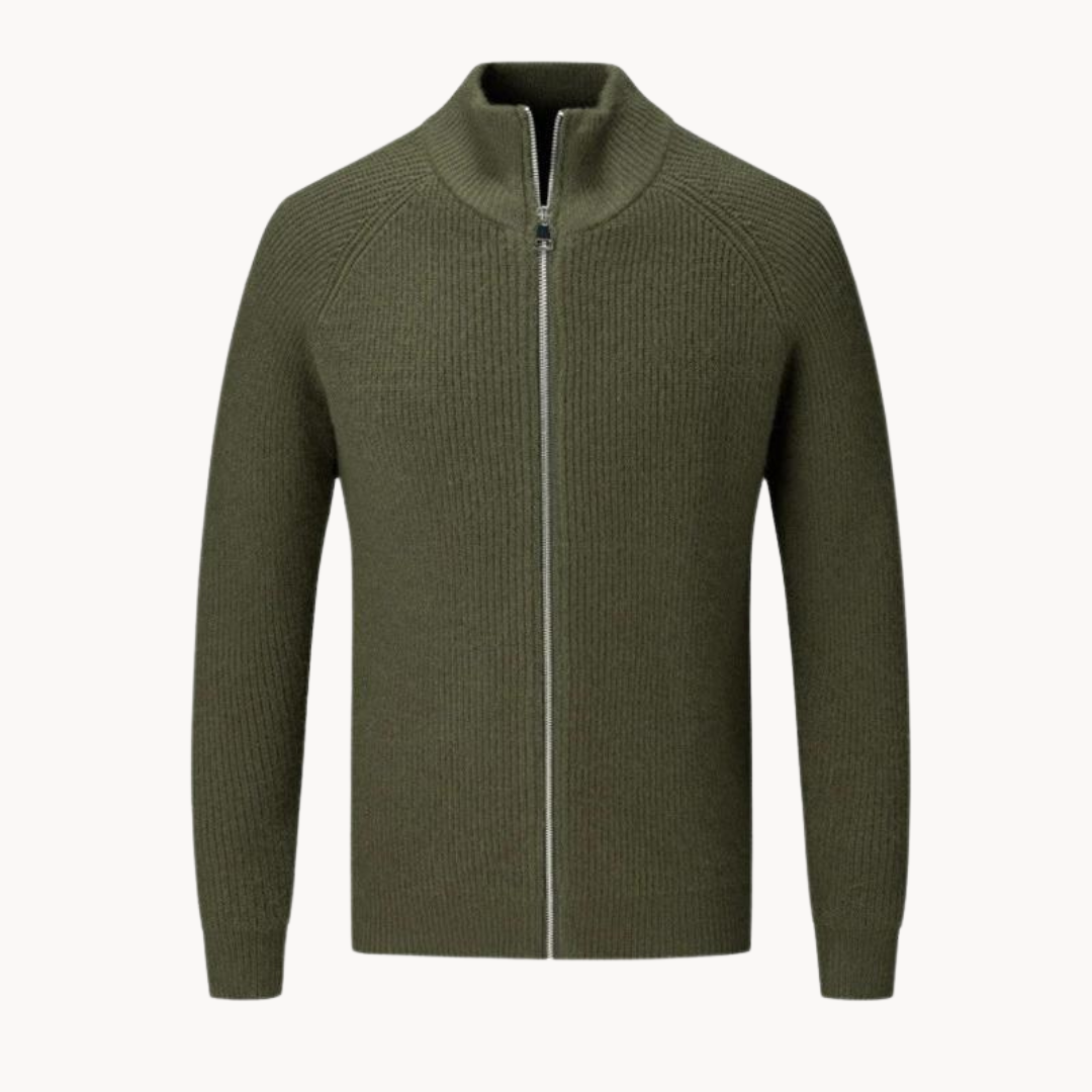 Sebastian – Sweter z pełnym zamkiem