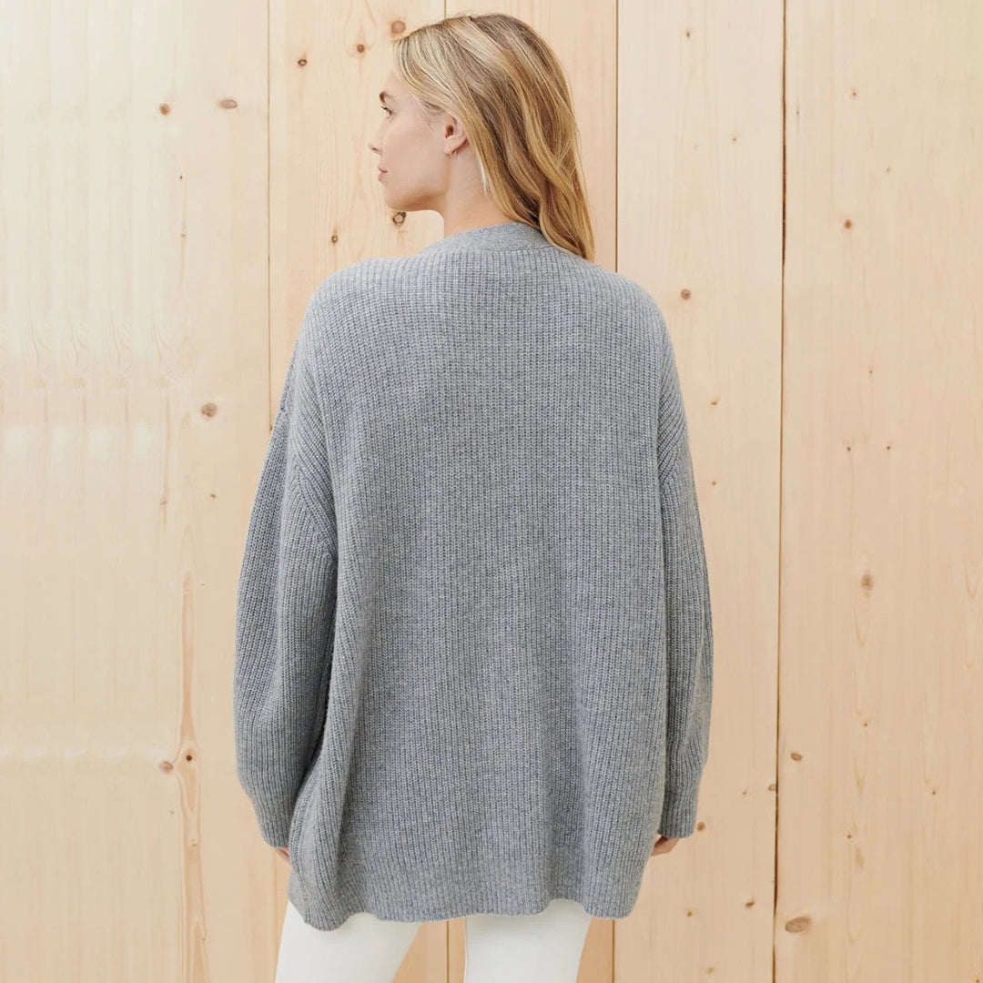 Leah – Oversize kardigan z kaszmiru dla kobiet