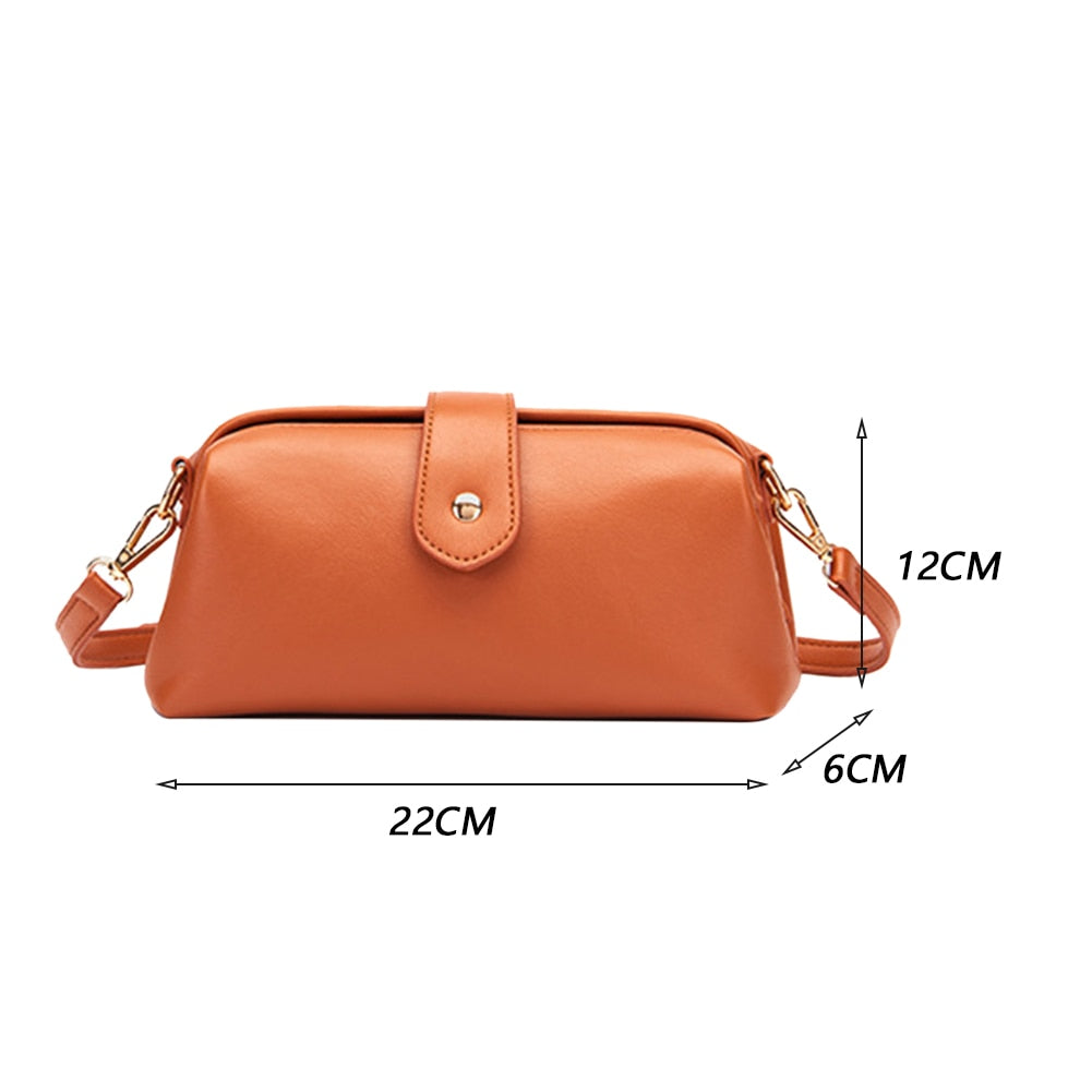 Fabienne - Vintage leather bag, handmade