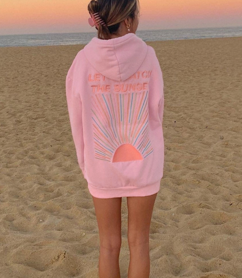 Alisha - bluza z kapturem z nadrukiem w rozmiarze oversize