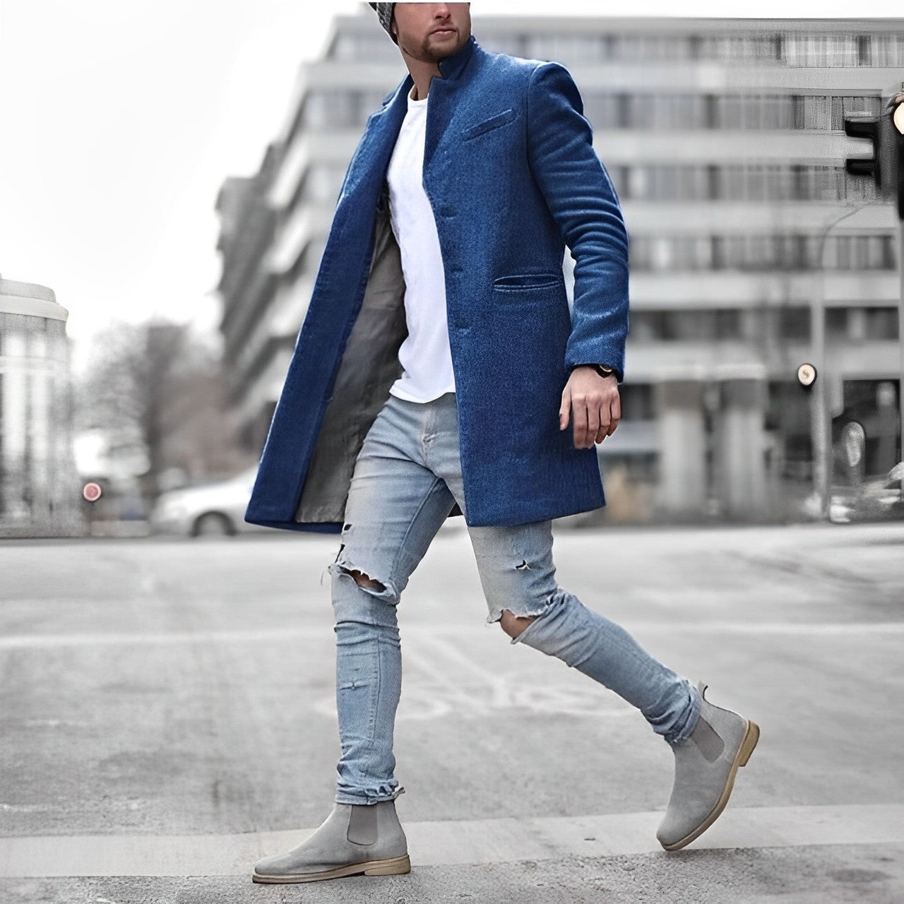 Hardy – Długi Płaszcz w nowoczesnym stylu