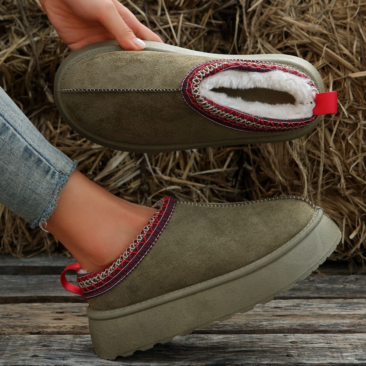 Audrey – Buty Śniegowe Modny Styl Muffin