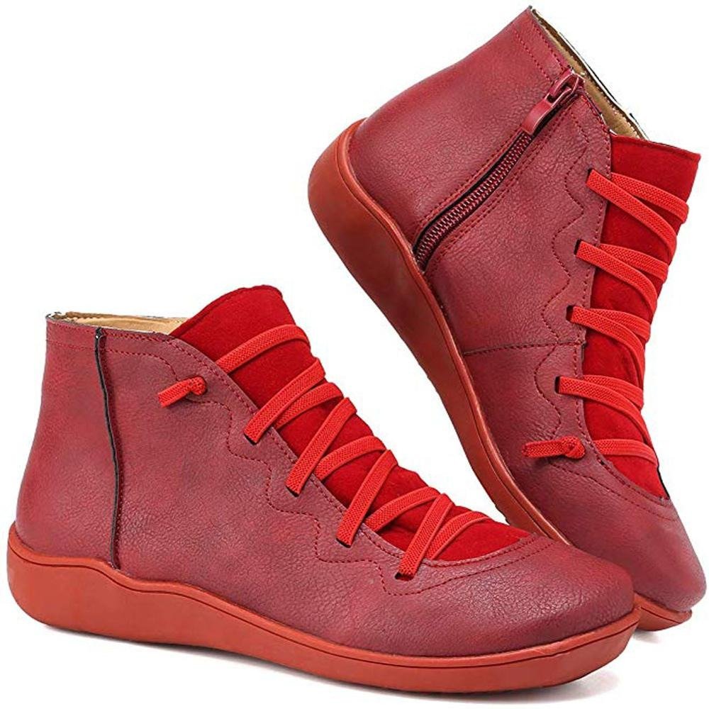 Afra – Vintage Sznurowane Botki