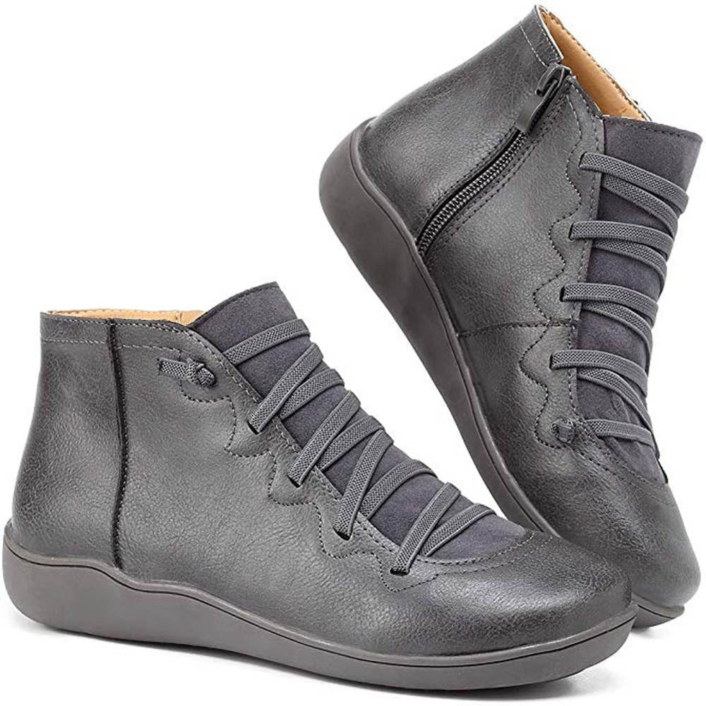 Afra – Vintage Sznurowane Botki