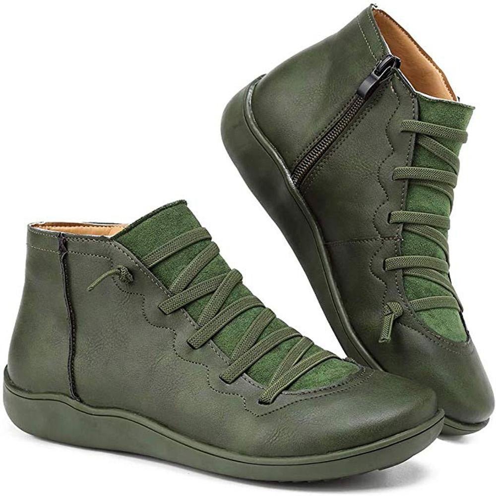 Afra – Vintage Sznurowane Botki
