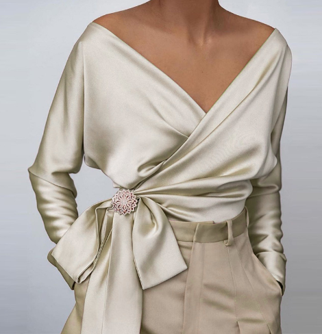 Davina – Seidenbluse