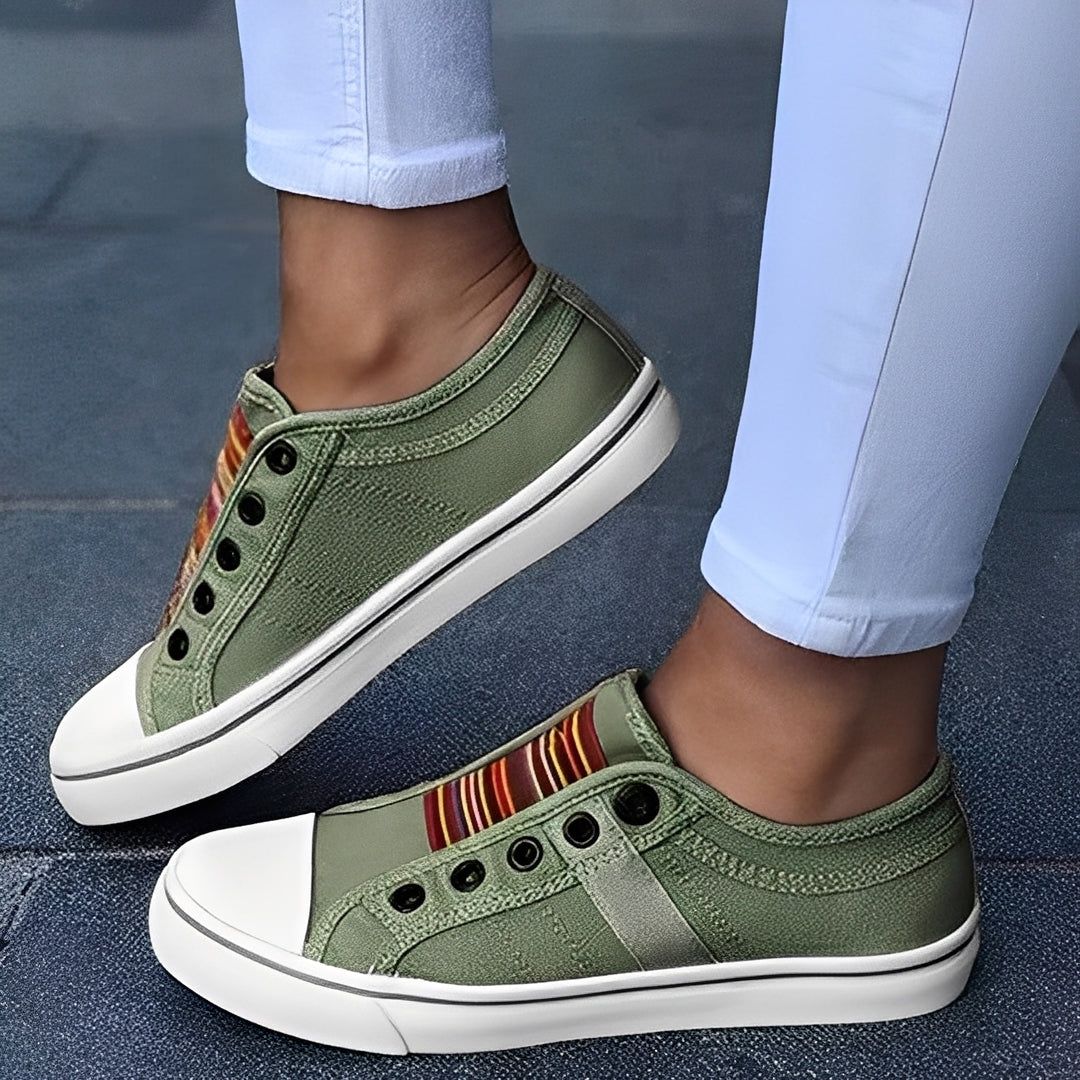 Delphia - Damskie Luźne Canvasowe Buty