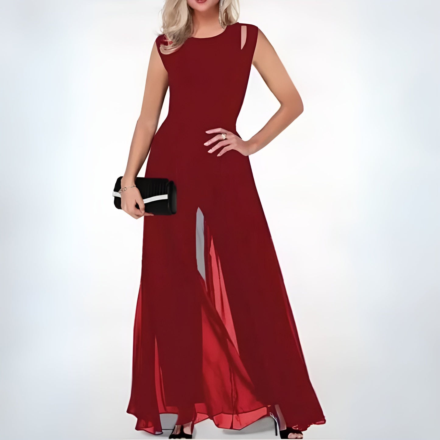 Geneia - Elegancka sukienka-kombinezon