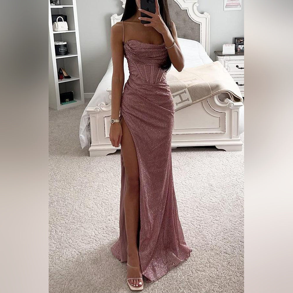 Elina – Sukienka wieczorowa z sercowym dekoltem