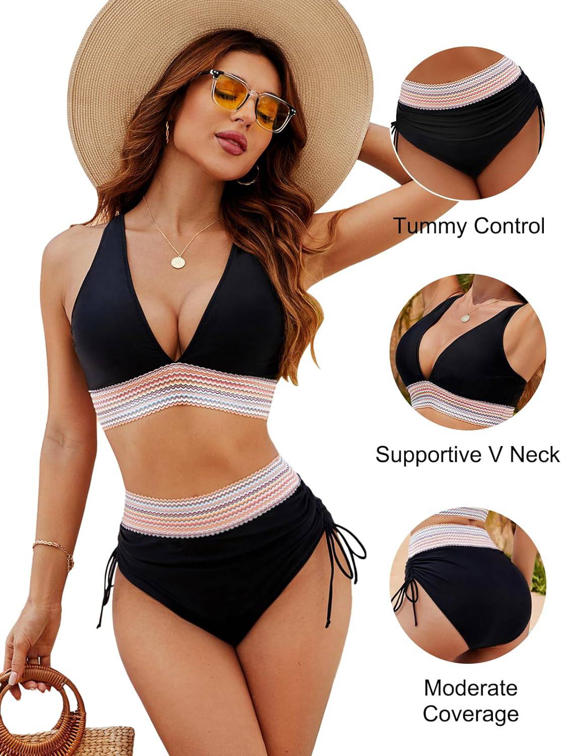 Stephanie - Korrigierender Damen Bikini Formend Bequem