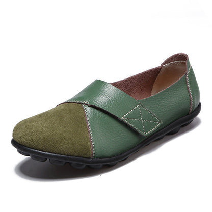 Merideth - Damskie buty na rzepy do codziennego użytku