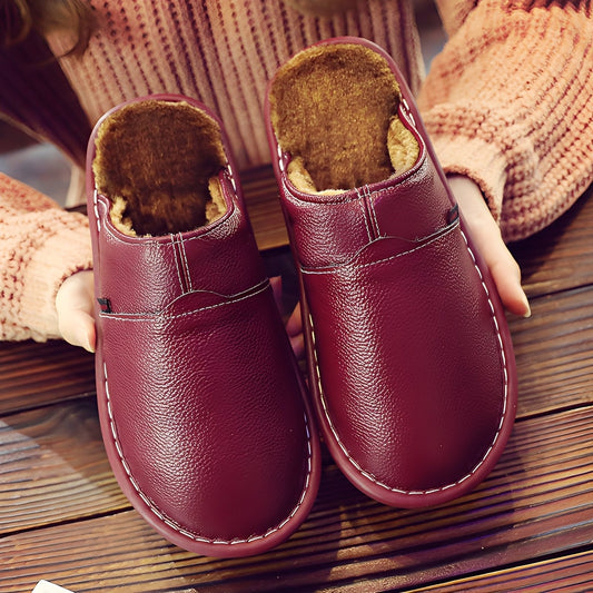 Jasper - Herrenhausschuhe mit Fell, locker