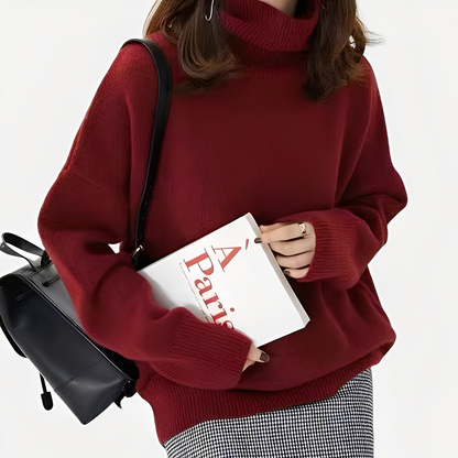 Amilia - Stylowy, luźny golf dla kobiet