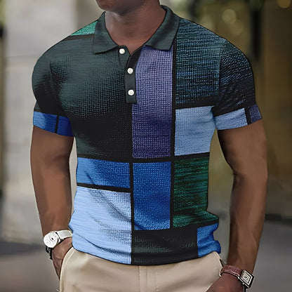 Reginald - Stylowa kolorowa męska polo