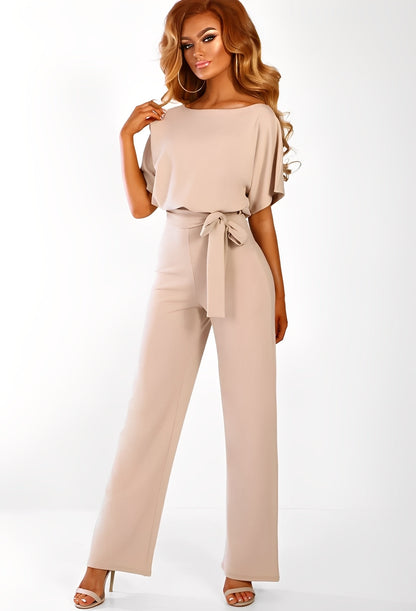 Hazel - Stylish jumpsuit with belt for women