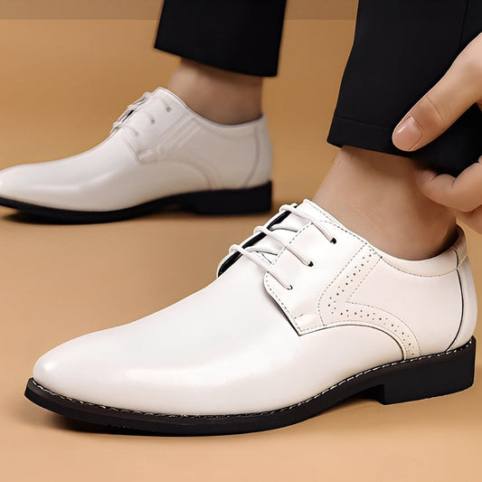 Beckham - Eleganckie Sznurowane Buty Brogu dla Mężczyzn
