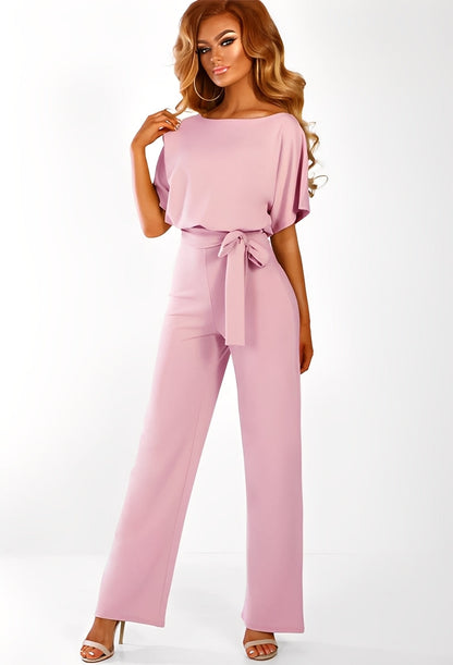 Hazel - Stylish jumpsuit with belt for women