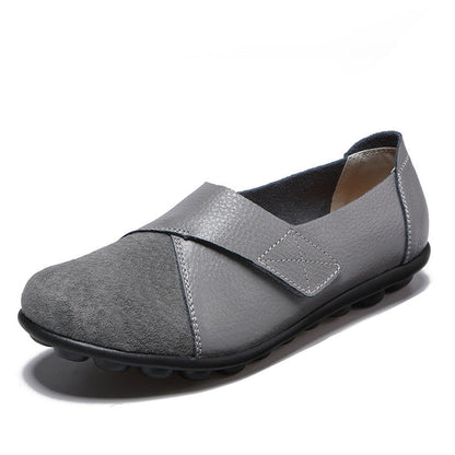 Merideth - Damskie buty na rzepy do codziennego użytku