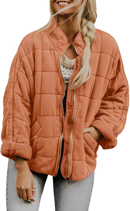 Mikaela - Damska kurtka oversize o szerokim kroju