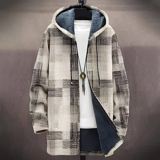 Wiley - Modny, wielozadaniowy płaszcz z nadrukiem dla mężczyzn