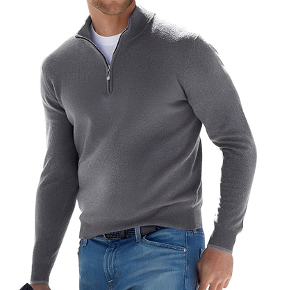 Nash - Męski sweter z zamkiem