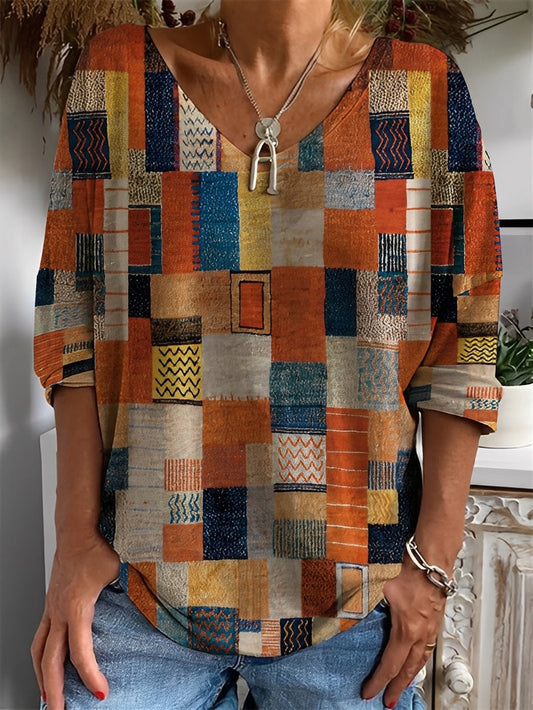 Molly - Modische Bluse mit langen Ärmeln für Frauen