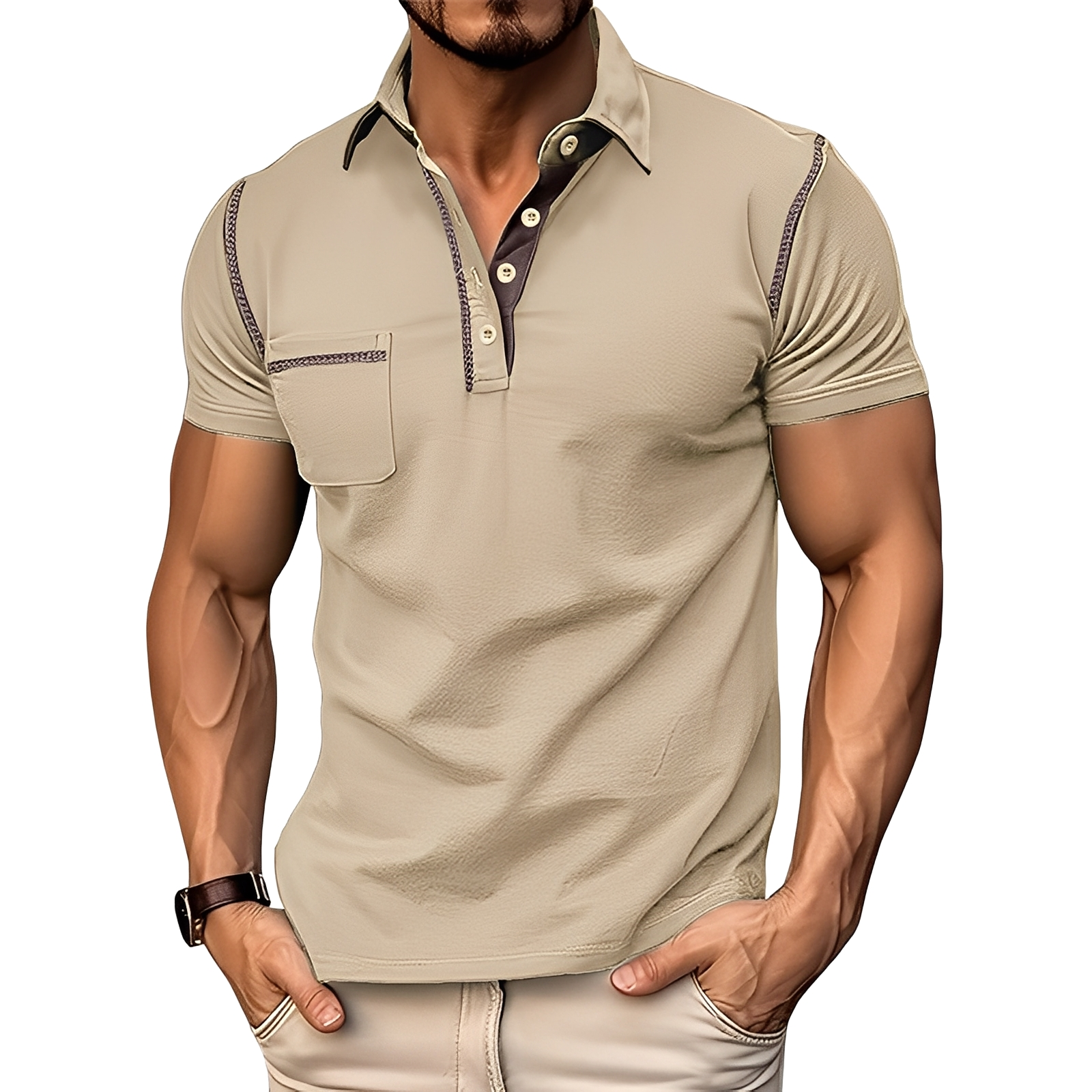 Brandon - Stylowa koszulka polo