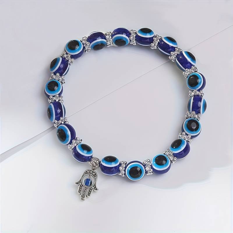 Evil Eye Ocean Style Bransoletka na Kostkę - Karma i Szczęście