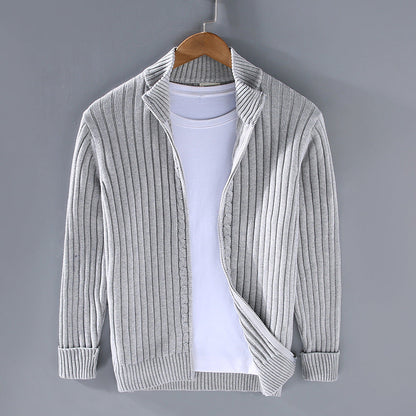 Brant - Męski sweter z bawełny, luźny