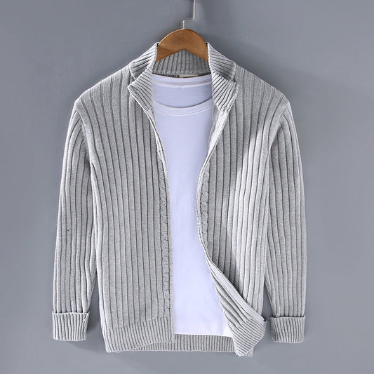 Brant - Męski sweter z bawełny, luźny