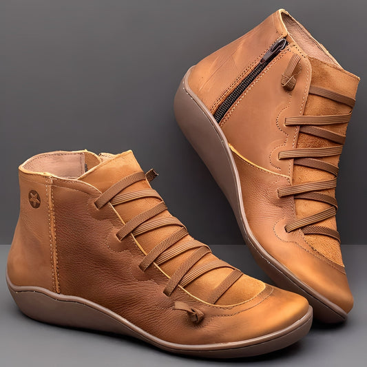Emma - Kobiece komfortowe codzienne buty skórzane