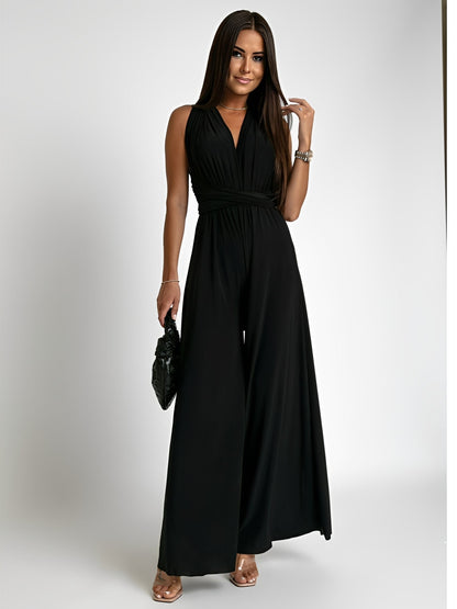 Hazel - Elegant backless jumpsuit for women