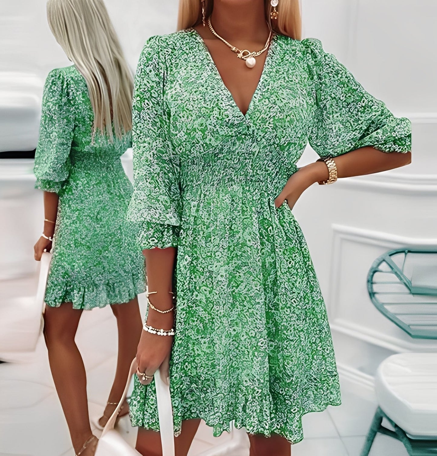 Jeanine - Elegantes Strickkleid für Frauen