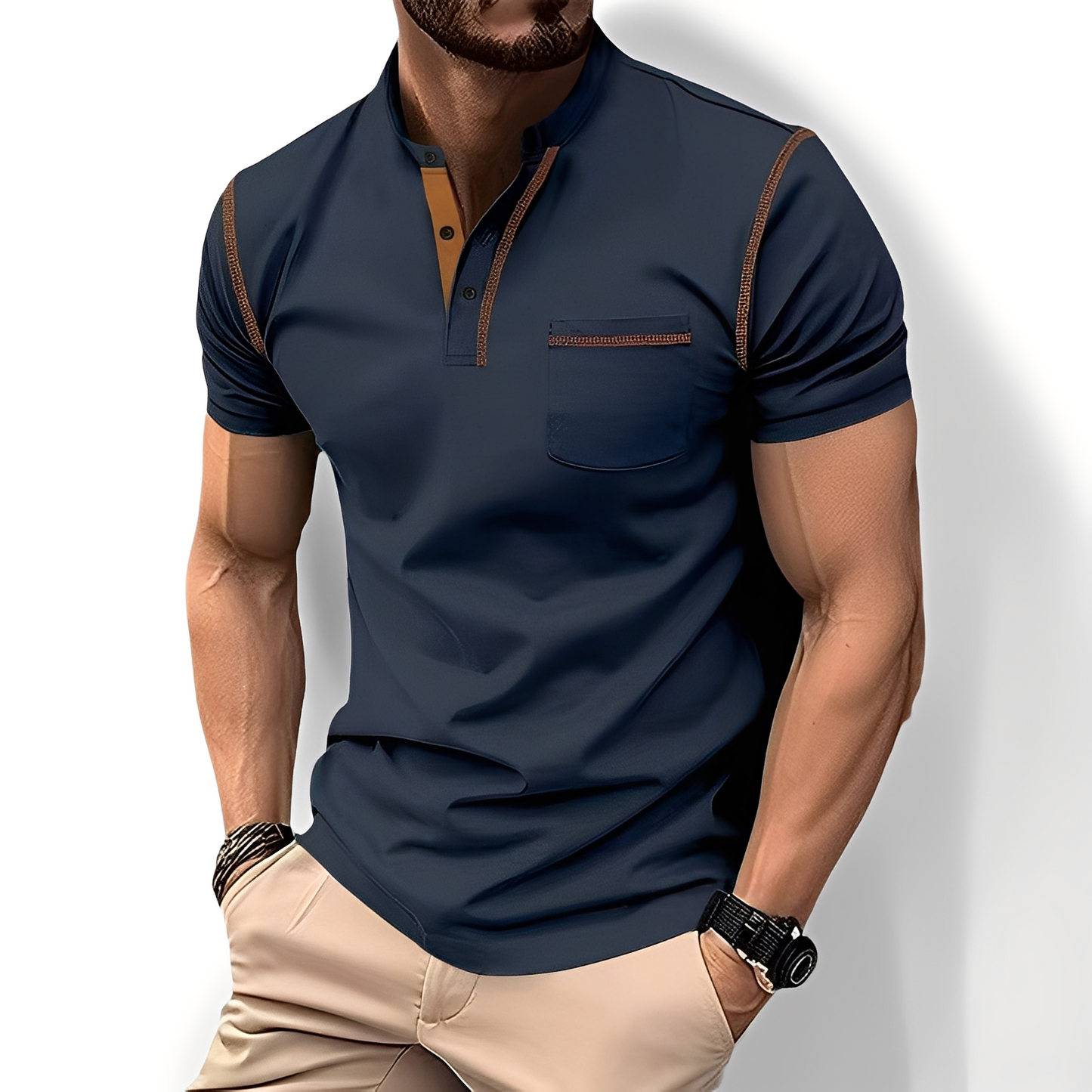 Brandon - Stylowa, wygodna męska koszulka polo