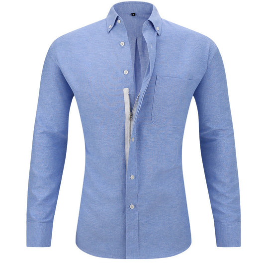 Eugene - Men's formal shirt made of wrinkle-resistant fabric
