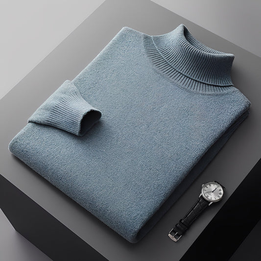 Osborn - Men's cashmere turtleneck with a modern character
